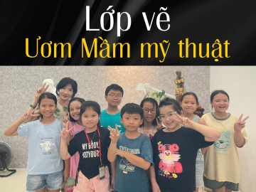 Lớp Vẽ Ươm Mầm Mỹ Thuật Dành Cho Trẻ Em